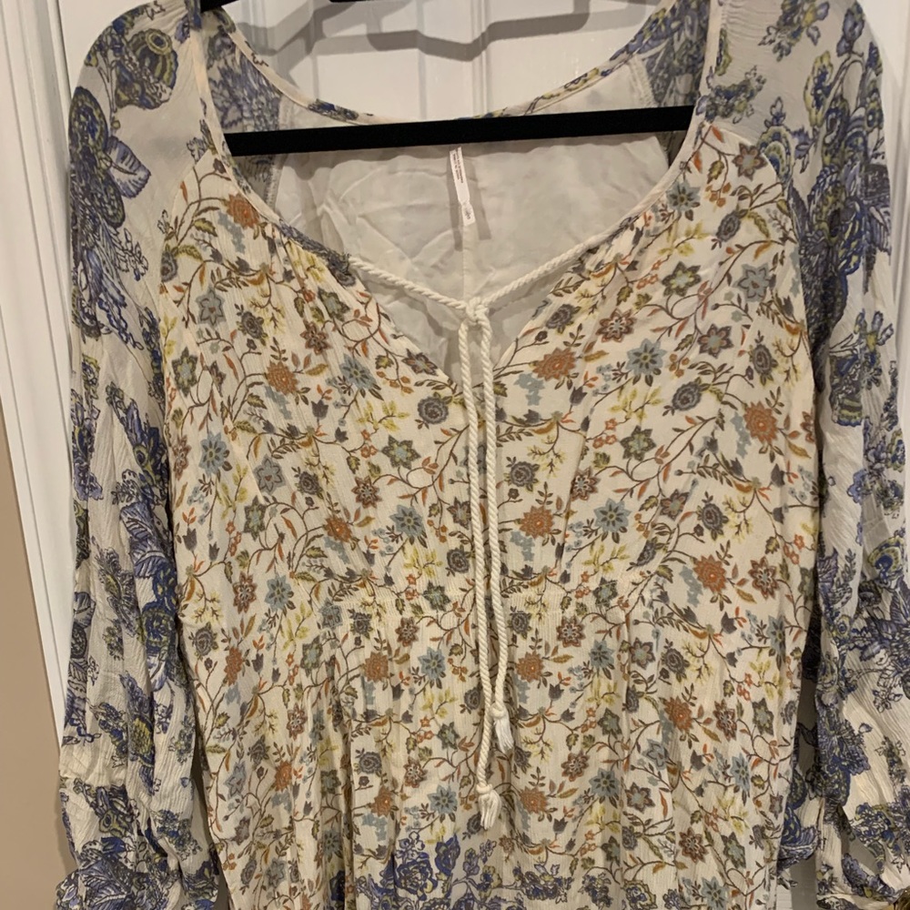 Free People Empire waist tunic top